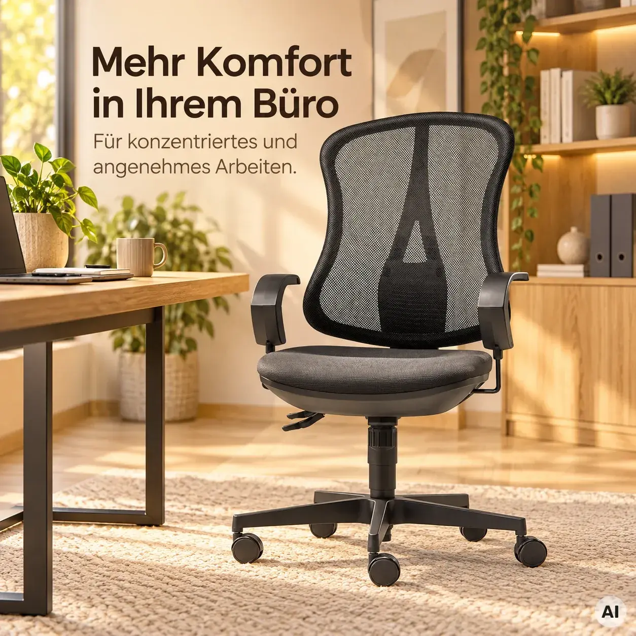 Flash Net M - Ergonomischer Netz-Drehstuhl